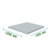 Резиновая подложка 1000x1000x12 мм Sub