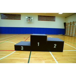 Пьедестал для победителей с покрытием (ковролин)